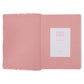 NLT Pink Floral Faux Leather Bible Large Print