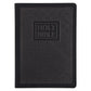 NLT Black Pattern Faux Leather Bible Large Print