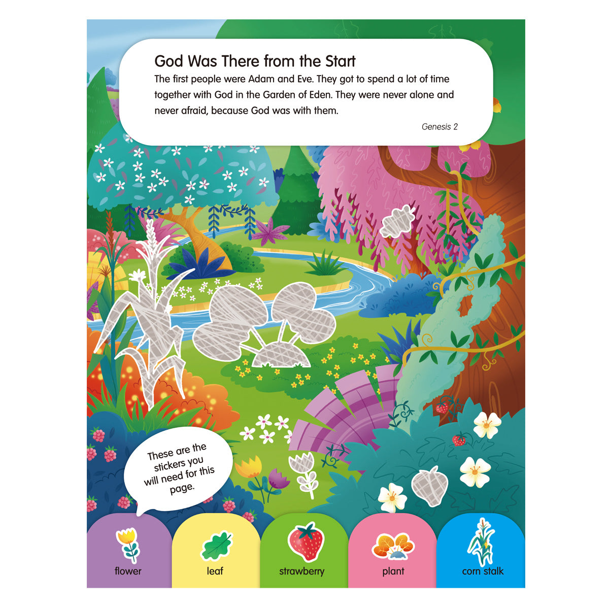 God and Me - Sparkly Sticker Bible (Paperback)