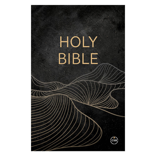 CSB Black Paperback Outreach Bible