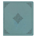 ESV Paris Sky Fleur-de-lis Design Hardcover Imitation Leather Journaling Study Bible
