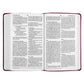ESV Raspberry Floral Design Imitation Leather Value Thinline Bible