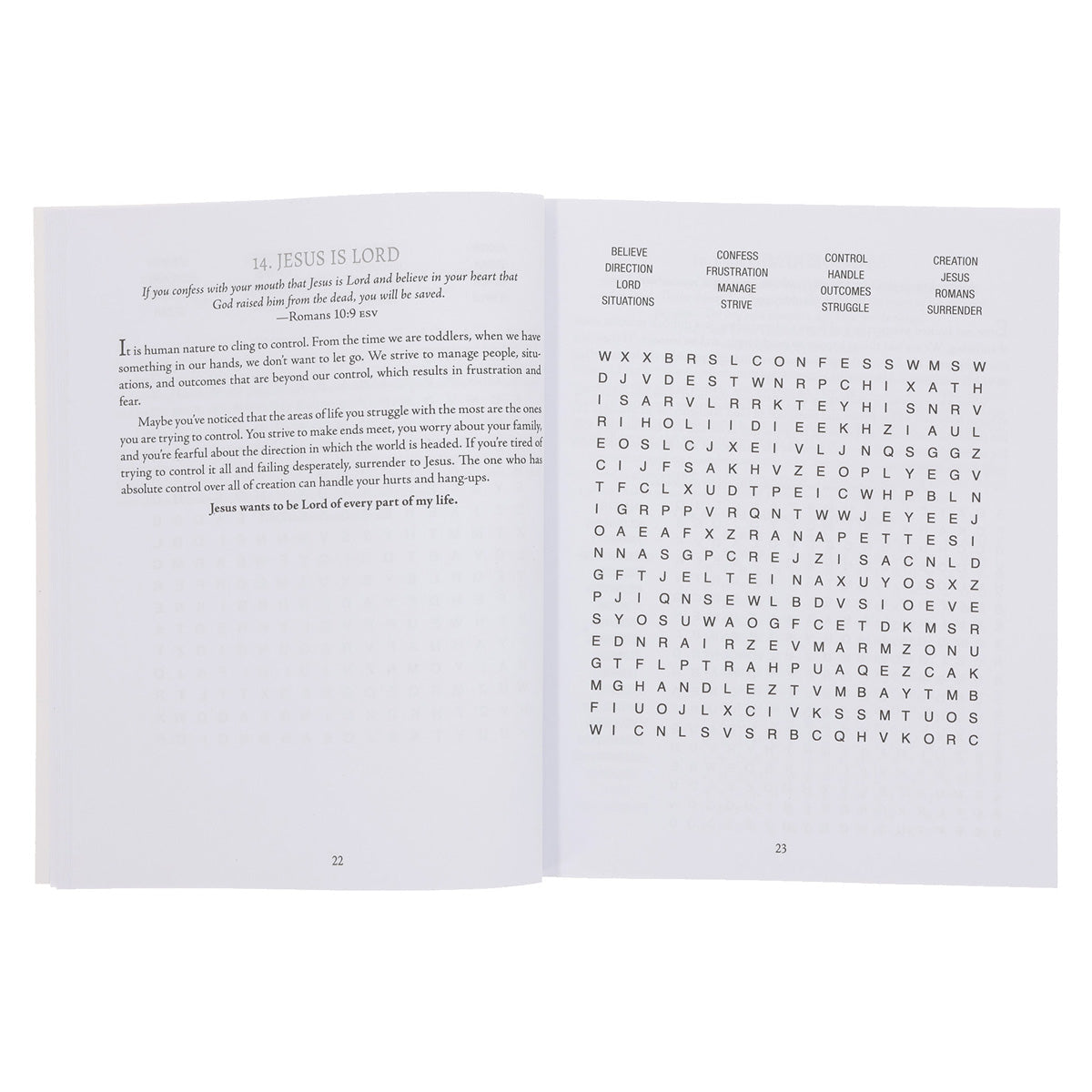 The Names of God Large Print Word Search: 100 Puzzles to Inspire Your Faith PB