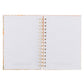 Consider How the Wildflowers Grow Orange Hardcover Wirebound Journal