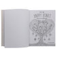 A Garland of Grace Floral Burgundy Coloring Book (Paperback)