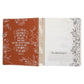 KJV Cream & Gold Leaves Spiral-Bound Faux Leather My Creative Bible Illustrators Edition