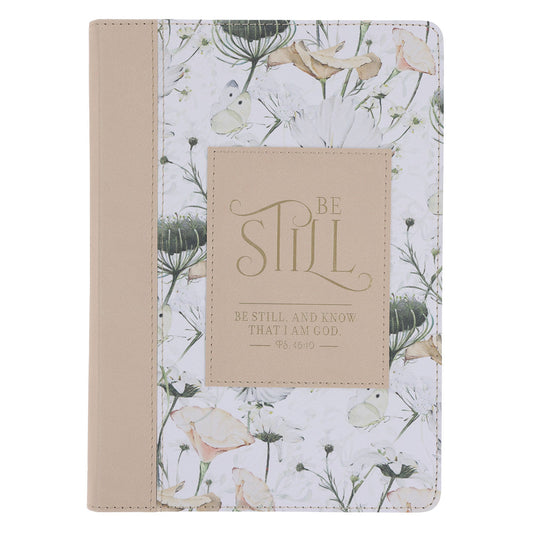 Be Still and Know That I Am God Faux Leather Journal