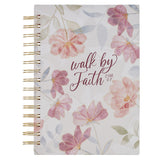 Walk by Faith Hardcover Wirebound Journal