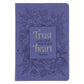 Trust in the Lord with All Your Heart Purple Faux Leather Journal