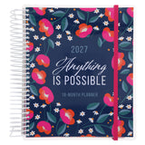 2027 Diary - 18-Month Planner for Women - Anything Is Possible - Wirebound