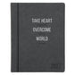 2027 A4 Executive Diary - Daily Planner - Take Heart - Faux Leather