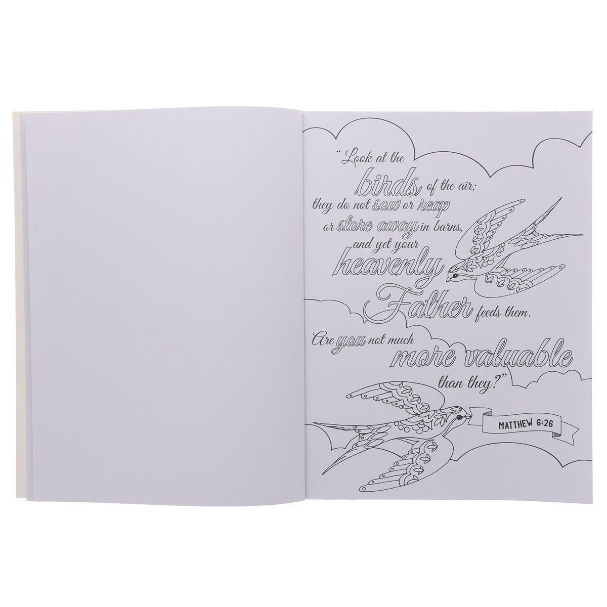 Promises from God's Word in Color Blue Floral Coloring Book (Paperback)