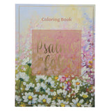 The Psalms in Color Painted Floral Coloring Book (Paperback)