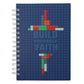 Build Yourself up in Faith Hardcover Wirebound Journal