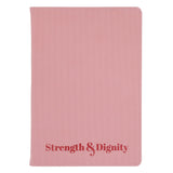 Strength and Dignity Faux Leather Journal