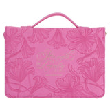 Strength and Dignity Faux Leather Bible Bag