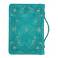 I Can Do All Things Through Christ Teal Faux Leather Bible Bag