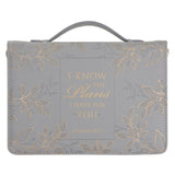 I Know the Plans I Have for You Faux Leather Bible Bag