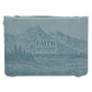 Faith Can Move Mountains Faux Leather Bible Bag