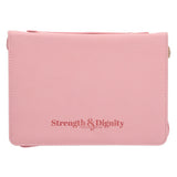Strength and Dignity Faux Leather Bible Bag