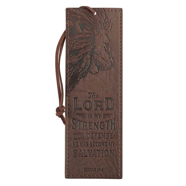The Lord Is My Strength (Faux Leather Pagemarker) - Image 1