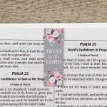 Pink Roses Magnetic Bookmarks Set Of 6 - Image 3