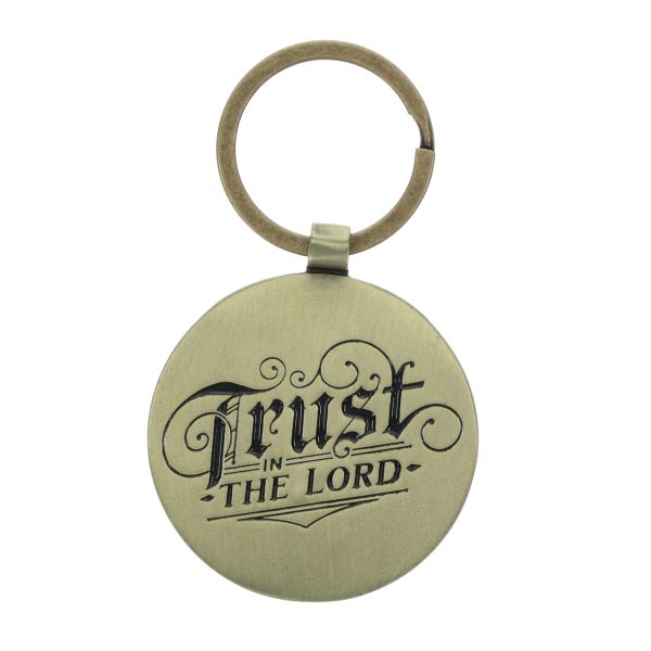 Trust in the Lord Metal Key Ring - Image 2