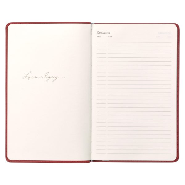 Leatherpress Britannica Red Large Genuine African Leather Journal - Image 4