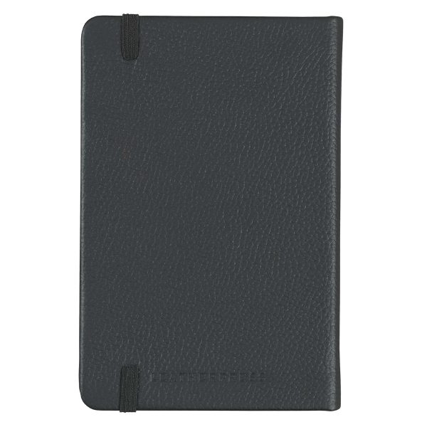 Leatherpress Midnight Black Genuine African Leather Pocket Notebook - Image 2
