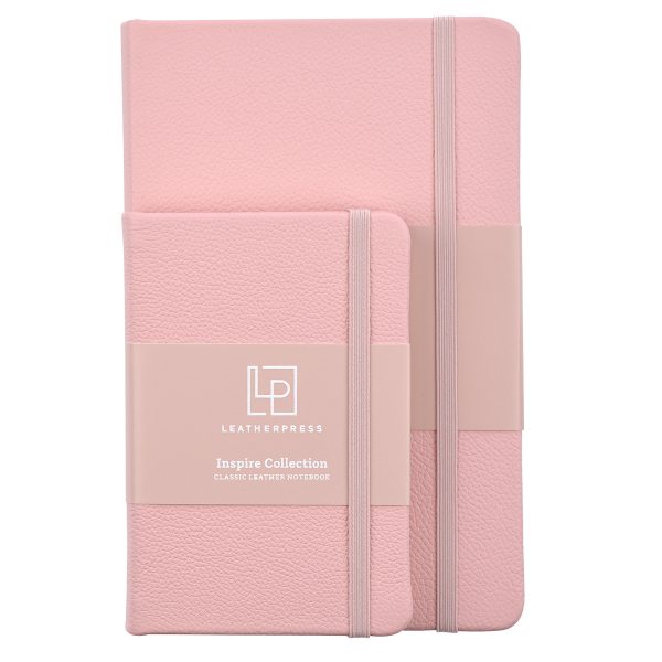 Leatherpress Quartz Pink Genuine African Leather Pocket Notebook - Image 7
