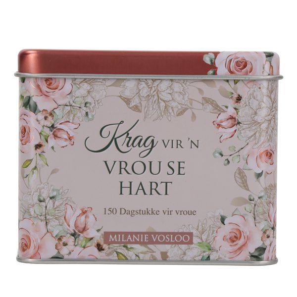 Krag vir ’n Vrou Se Hart Afrikaans Cards In Tin - 150 Dagstukke vir Vroue - Image 1