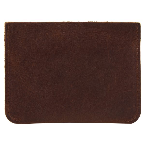 Genuine African Leather Brown Card Holder - Image 2