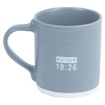 With God All Things Are Possible Grey Ceramic Mug - Matthew 19:26 - Image 2