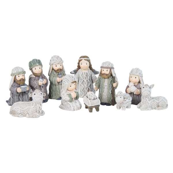 Christmas Nativity White Set Of 11 - Image 1