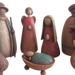 Christmas Nativity Wood Finish Set Of 11 - Image 3
