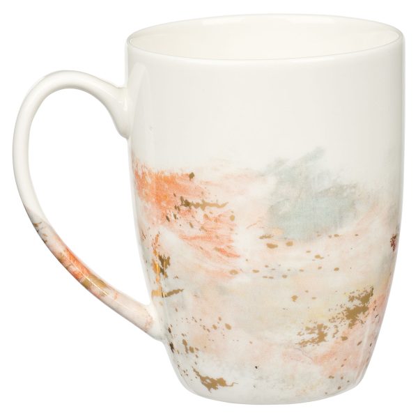 Brave Beautiful Blessed Floral Ceramic Mug - Image 2