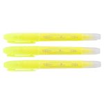 Yellow Erasable Highlighter Three-Piece Set - Image 2