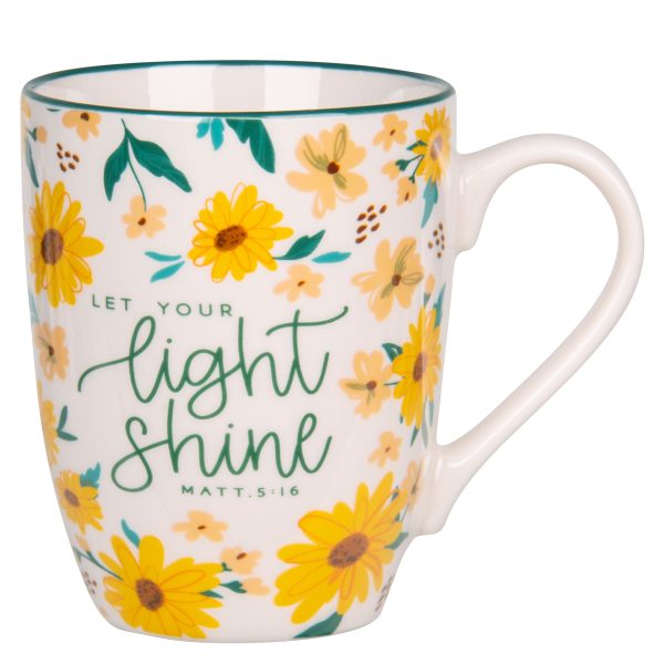 Let Your Light Shine Ceramic Mug - Image 1