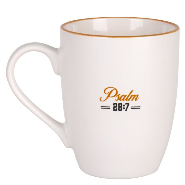 The Lord Is My Strength and My Shield Ceramic Mug - Image 2