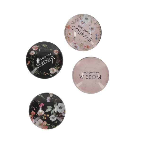Serenity Prayer Four-Piece Glass Magnetic Set - Image 3