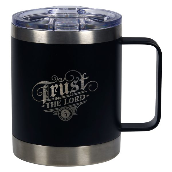 Trust in the Lord Stainless Steel Camp Style Mug - Image 1