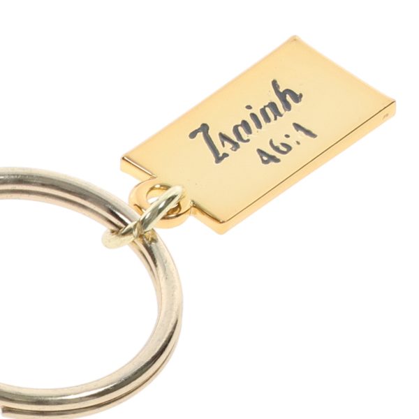 Footprints Key Ring with Rope - Image 4