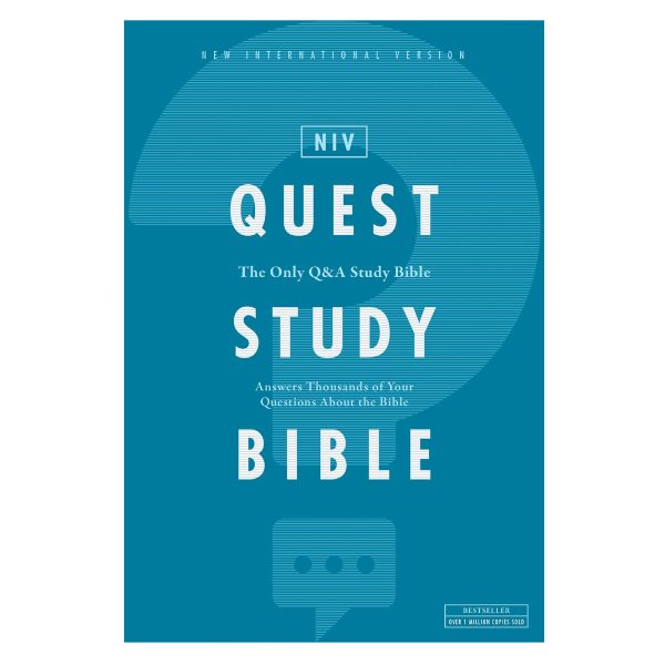 NIV Teal Hardcover Quest Study Bible: The Only Q&A Study Bible Comfort Print - Image 1