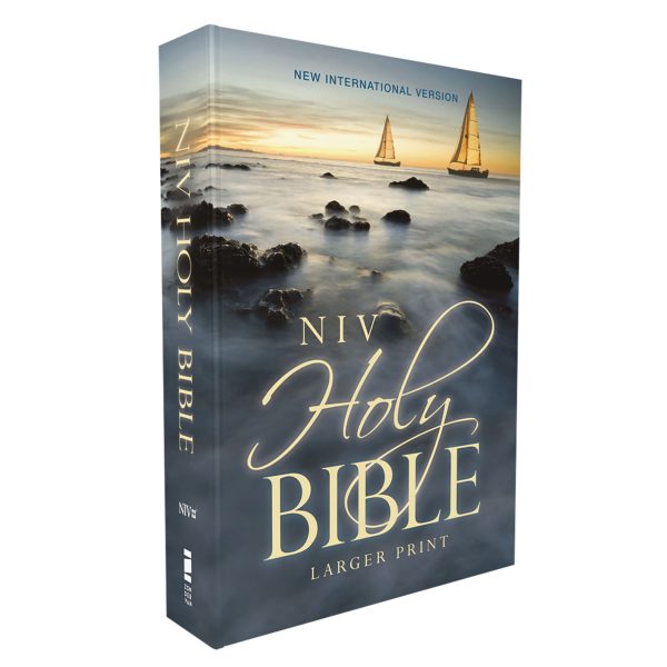 NIV Blue Paperback Economy Holy Bible Comfort Larger Print - Image 1