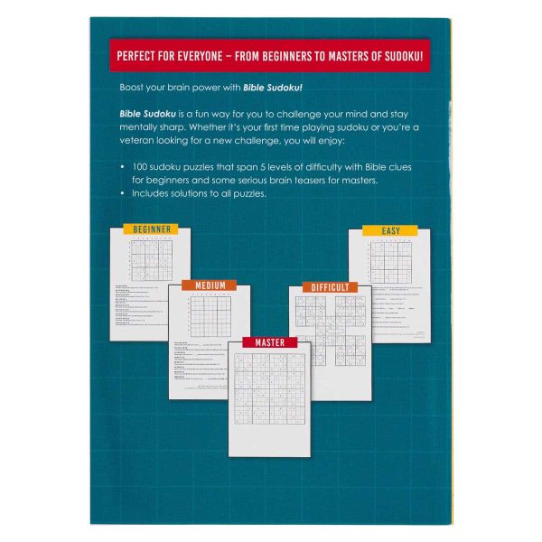 Bible Sudoku: 100 Sudoku Puzzles from Beginner to Master with Solutions (Paperback) - Image 2