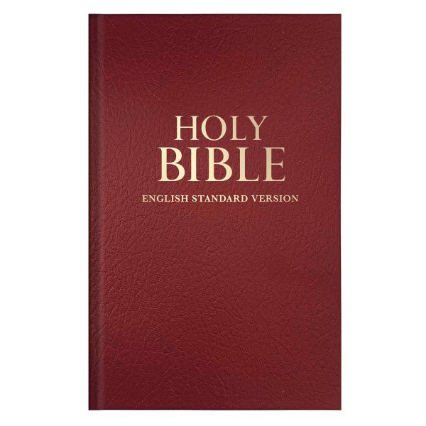 ESV Burgundy Hardcover Standard Bible - Image 1
