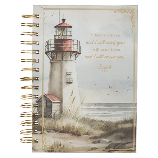 I Have Made You and I Will Carry You Large Hardcover Wirebound Journal - Image 1