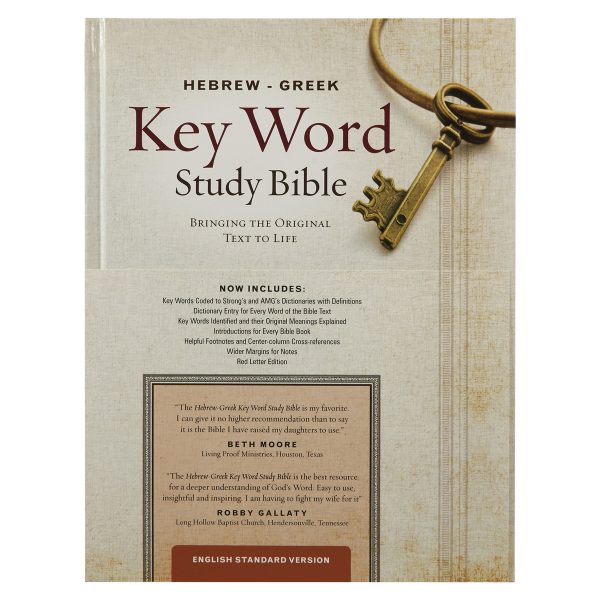 ESV Hebrew / Greek Key Word Study Bible (Hardcover) - Image 1