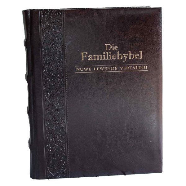 NLV Bruin Kunsleer Familiebybel Nuwe Uitgawe - Image 1