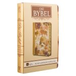NLV Roesbruin & Goud Linne Standaard Bybel Met Duimgrepe - Image 3